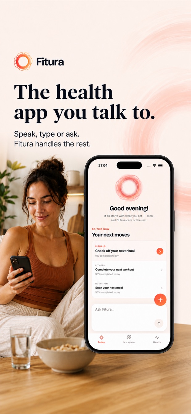 Fitura AI coach conversation in the live iOS app